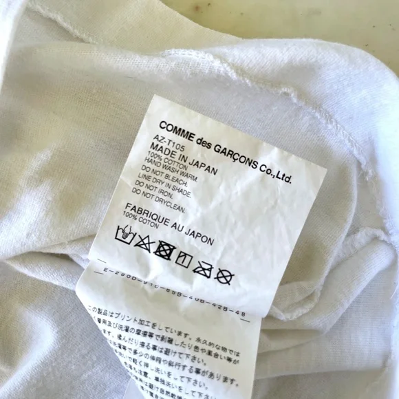 Comme des Garçons PLAY Tee Shirt Pink Heart - Picture 15 of 17